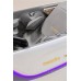 Комфортне масажне крісло Manzoku Taiko Ultrasound White для дому з інфрачервоним прогрівом та релаксом