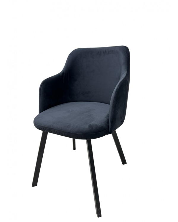 Стильне крісло для дому офісу Loft Elegance м'який стільчик на ніжках КР-01_MR