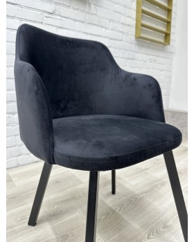 Стильне крісло для дому офісу Loft Elegance м'який стільчик на ніжках КР-01_MR-foto3
