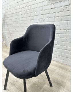 Стильное кресло для дома офиса Loft Elegance мягкий стульчик на ножках КР-01_MR-foto4