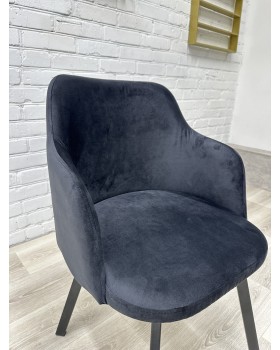 Стильне крісло для дому офісу Loft Elegance м'який стільчик на ніжках КР-01_MR-foto5