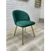 Стильний м'який стільчик Urban Comfort з ніжками Gold Зручне крісло для квартири офісу або кафе КР-02gold_MR