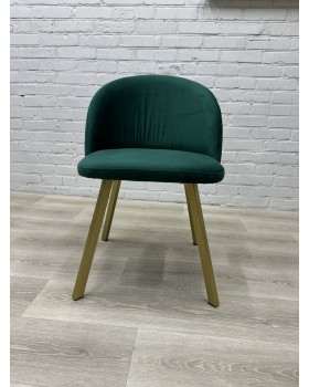 Стильний м'який стільчик Urban Comfort з ніжками Gold Зручне крісло для квартири офісу або кафе КР-02gold_MR-foto4