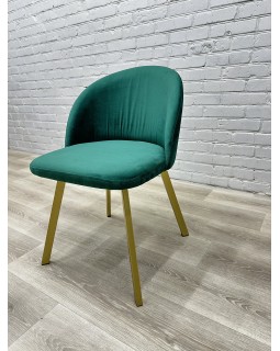 Стильный мягкий стульчик Urban Comfort с ножками Gold Удобное кресло для квартиры офиса или кафе КР-02gold_MR-foto5