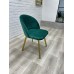 Стильний м'який стільчик Urban Comfort з ніжками Gold Зручне крісло для квартири офісу або кафе КР-02gold_MR