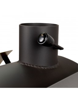 Піч дров'яна опалювальна DS Modern + срібний кожух-foto6