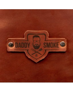Коричневый фартук Daddy Smoke из натуральной кожи для приготовления блюд-foto7