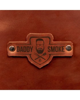 Коричневый фартук Daddy Smoke из натуральной кожи для приготовления блюд-foto7