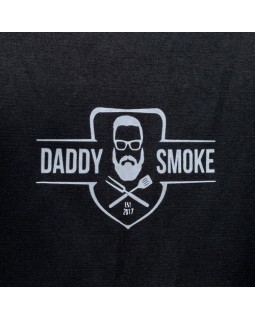 Тканный черный фартук DADDY SMOKE для приготовления блюд и защиты одежды-foto4