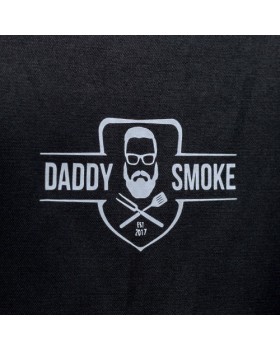 Тканинний чорний фартух DADDY SMOKE для приготування страв та захисту одягу-foto4