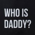 Тканинний чорний фартух DADDY SMOKE для приготування страв та захисту одягу Тканинний чорний фартух DADDY SMOKE для приготування страв та захисту одягу