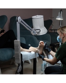 Мощная педикюрная вытяжка с подсветкой AIR DUST Universal+ мобильная база-foto6