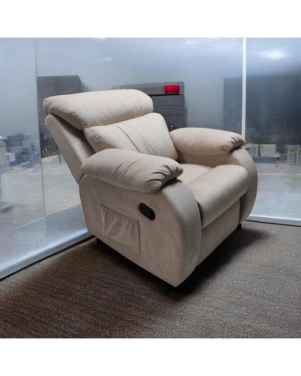 М’яке крісло-реклайнер поворотне на 360° Comfort-Magic Крісло для релаксу з гойданням М’яке крісло-реклайнер поворотне на 360° Comfort-Magic Крісло для релаксу з гойданням