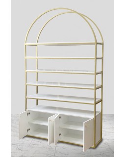 Вітрина стелаж ARCADA LOFT для салону краси перукарні чи магазину косметики VM74-foto4