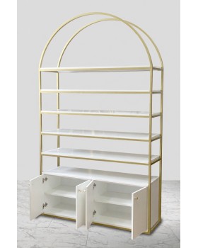 Вітрина стелаж ARCADA LOFT для салону краси перукарні чи магазину косметики VM74-foto4