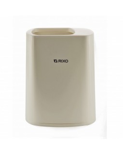 Пластиковая корзина для мусора 12 л Rixo Maggio WB312W белая для гостиниц и номеров-foto3