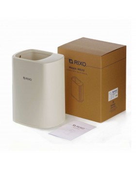 Пластиковий кошик для сміття 12 л Rixo Maggio WB312W білий для готелів і номерів-foto6