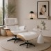 Комплект для вітальні Relax White + Лола (крісло з підставкою для ніг в оббивці з натуральної шкіри та столик) Комплект для вітальні Relax White + Лола (крісло з підставкою для ніг в оббивці з натуральної шкіри та столик)