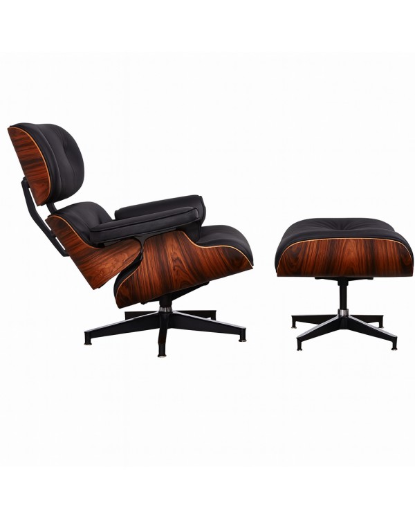 Комплект меблів Relax Black і Лола (сучасне крісло з отоманкою для релаксу та круглий столик) Комплект меблів Relax Black і Лола (сучасне крісло з отоманкою для релаксу та круглий столик)