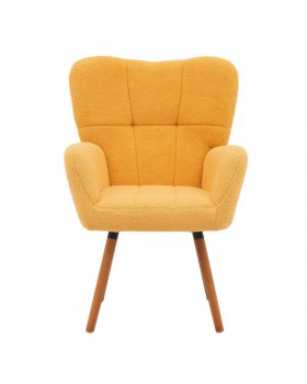 Комплект меблів для зони очікування: м'яке крісло Флор (жовте) + столик журнальний Тауер Вуд-foto3