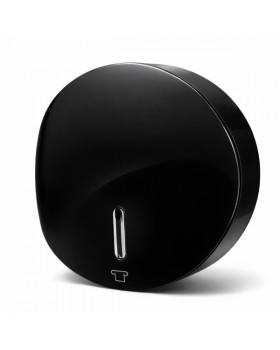 Настінний тримач для туалетного паперу Джамбо Interhasa HSD-E51019 чорний