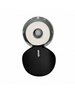 Настенный держатель для туалетной бумаги Джамбо Interhasa HSD-E51019 черный-foto4