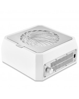 Настільна витяжка для манікюру з HEPA фільтром Microstop Base White для збору пилу під час роботи майстра манікюру Настільна витяжка для манікюру з HEPA фільтром Microstop Base White для збору пилу під час роботи майстра манікюру