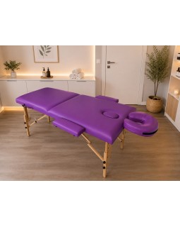 Складаний масажний стіл кушетка Ширина-80 см Relanto (2-секції) Purple Складаний масажний стіл кушетка Ширина-80 см Relanto (2-секції) Purple
