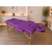 Складаний масажний стіл кушетка Ширина-80 см Relanto (2-секції) Purple