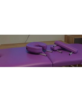 Складаний масажний стіл кушетка Ширина-80 см Relanto (2-секції) Purple-foto3