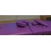 Складаний масажний стіл кушетка Ширина-80 см Relanto (2-секції) Purple