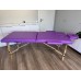 Складаний масажний стіл кушетка Ширина-80 см Relanto (2-секції) Purple