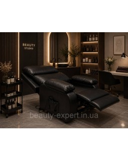 Электрическая кушетка-реклайнер Lux Comfort (2 двигателя) для педикюра наращивания ресниц и Double Service-foto9