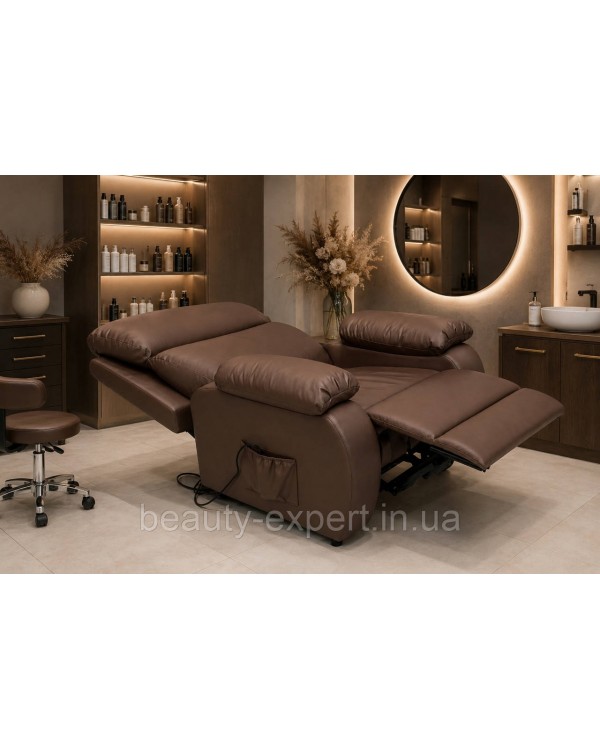 Профессиональное электрическое кресло-реклайнер Lux Comfort (2 мотора) для салонов красоты и beauty-кабинетов
