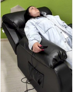 Професійне електричне крісло-реклайнер Lux Comfort (2 мотори) для салонів краси та beauty-кабінетів-foto7