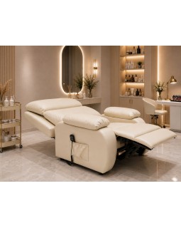 Реклайнер для салона красоты Lux Comfort (2 электропривода) с функцией кушетки для Double Service Реклайнер для салона красоты Lux Comfort (2 электропривода) с функцией кушетки для Double Service