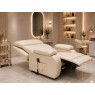 Реклайнер для салону краси Lux Comfort (2 електроприводи) з функцією кушетки для Double Service