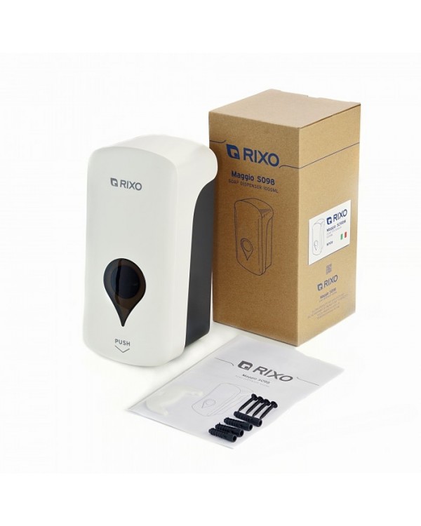 Дозатор для дезінфікуючих засобів Rixo Maggio S098WS Дозатор для дезінфікуючих засобів Rixo Maggio S098WS