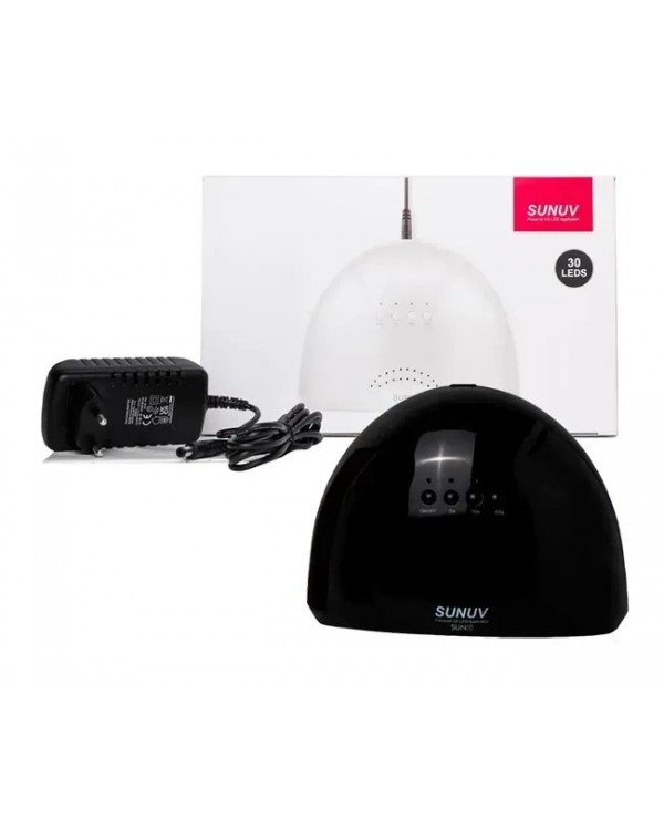 Лампа для сушіння гель лаку 30 UV/LED 48 Вт лампа для майстра манікюру SunUv One black Лампа для сушіння гель лаку 30 UV/LED 48 Вт лампа для майстра манікюру SunUv One black