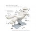 Кушетка електрична педикюрна модель 657-3М Крісло для лікаря подолога на 3-х моторах Кушетка електрична педикюрна модель 657-3М Крісло для лікаря подолога на 3-х моторах