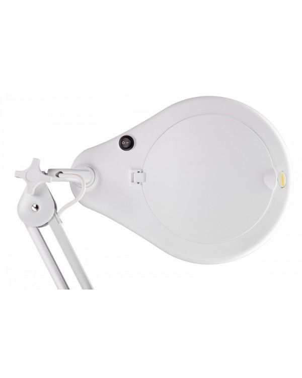 Лампа-лупа мод. 8062-3D LED (3 діопт.) ВЕЛИКА ЛІНЗА, кріплення до столу