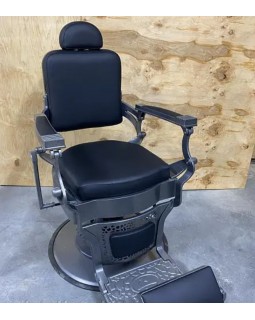 Кресло барбер Барон барберское кресло Barber мужское для стрижки с подголовником для Barbershop-foto3