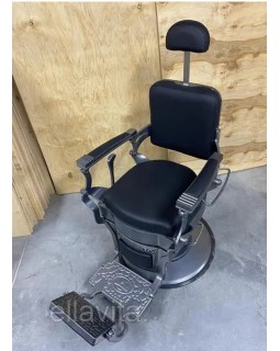 Кресло барбер Барон барберское кресло Barber мужское для стрижки с подголовником для Barbershop-foto4