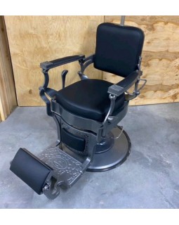 Кресло барбер Барон барберское кресло Barber мужское для стрижки с подголовником для Barbershop-foto5