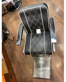 Barber крісло чоловіче в перукарню, з регульованою спинкою, підніжкою та підголівником: Valencia Lux-foto4