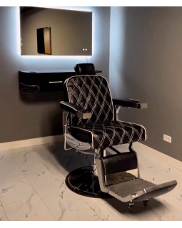 BARBER-крісло на гідравлічному підйомнику-VALENCIA професійні крісла для барбершопу-foto3
