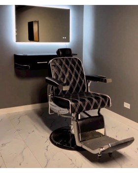 BARBER-крісло на гідравлічному підйомнику-VALENCIA професійні крісла для барбершопу-foto3