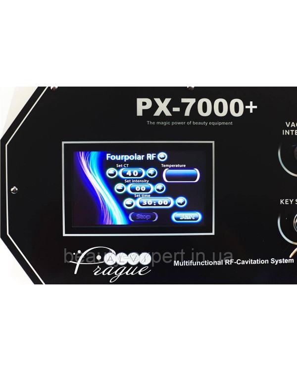 Аппарат RF лифтинга,вакуума,кавитации- AlviPrague PX-7000+ Аппарат RF лифтинга,вакуума,кавитации- AlviPrague PX-7000+