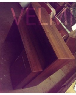 Рецепция с подсветкой для салона красоты стойка для администратора VM410_Egger-foto7
