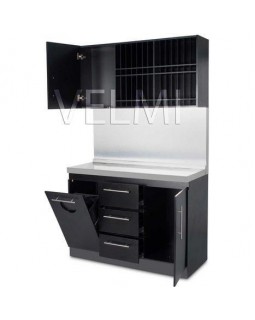 Лаборатория парикмахерская ДСП Egger шкаф для красок VM535-foto7